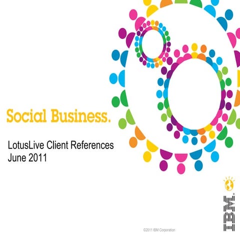 Lotus live ibm client references