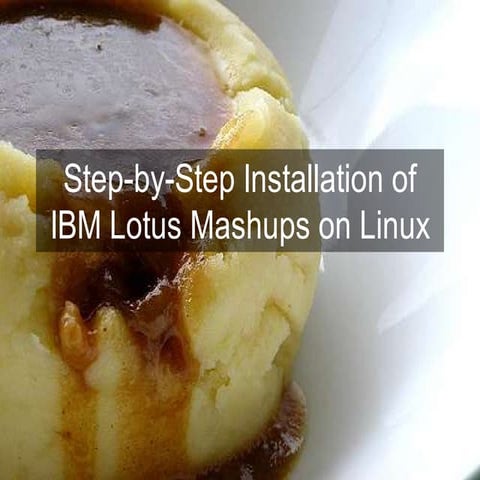 Lotus Mashups step by step installation guide