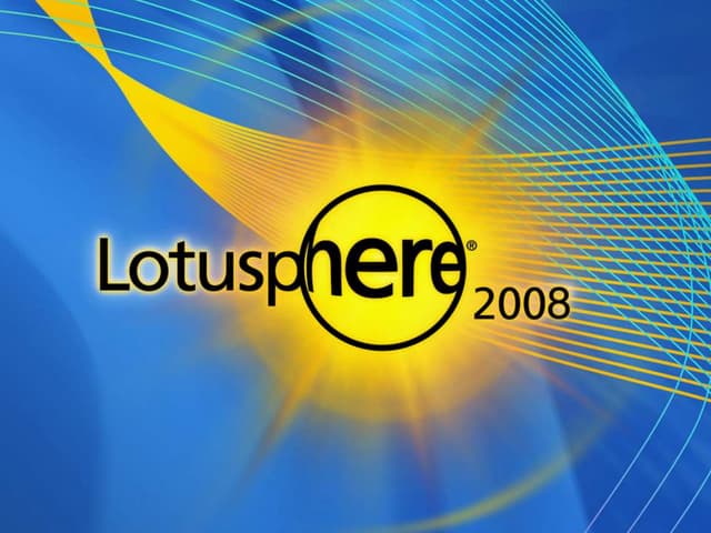 Lotusphere Id601 - Understanding the marketplace advantages for IBM Lotus sol...