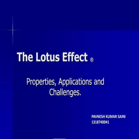Lotus ppt | PPTX