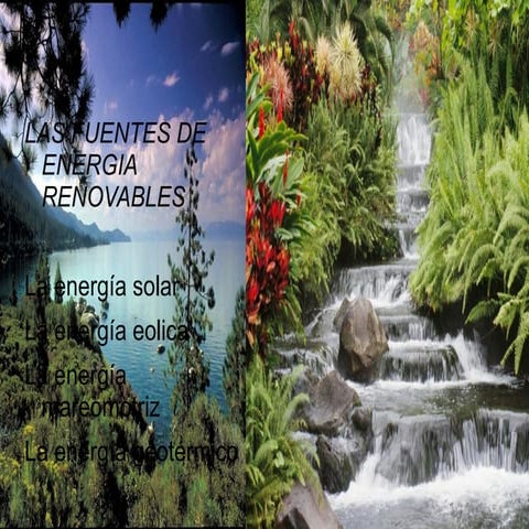 energia renovable y no renovable