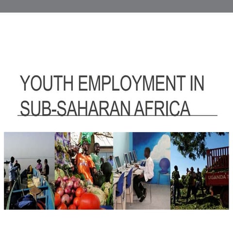 Youth Employment in Sub-Saharan Africa | PPTX