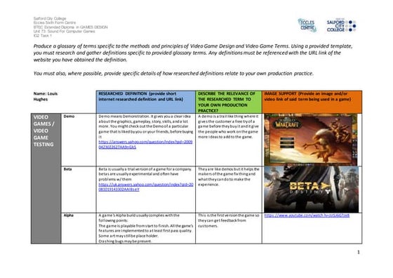 Gdlc Game Development Life Cycle PDF) Artificial Intelligence And Game