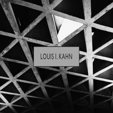 Louis i kahn architecture 