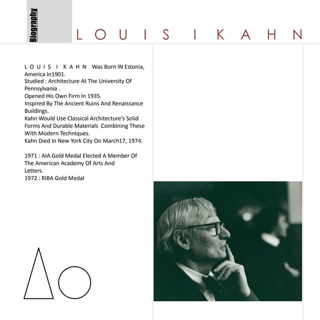 Louis i kahn study