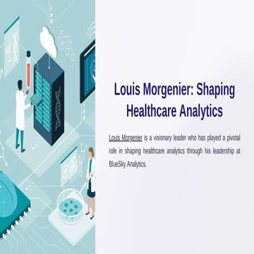 Louis Morgenier and the Rise of BlueSky Analytics | PDF
