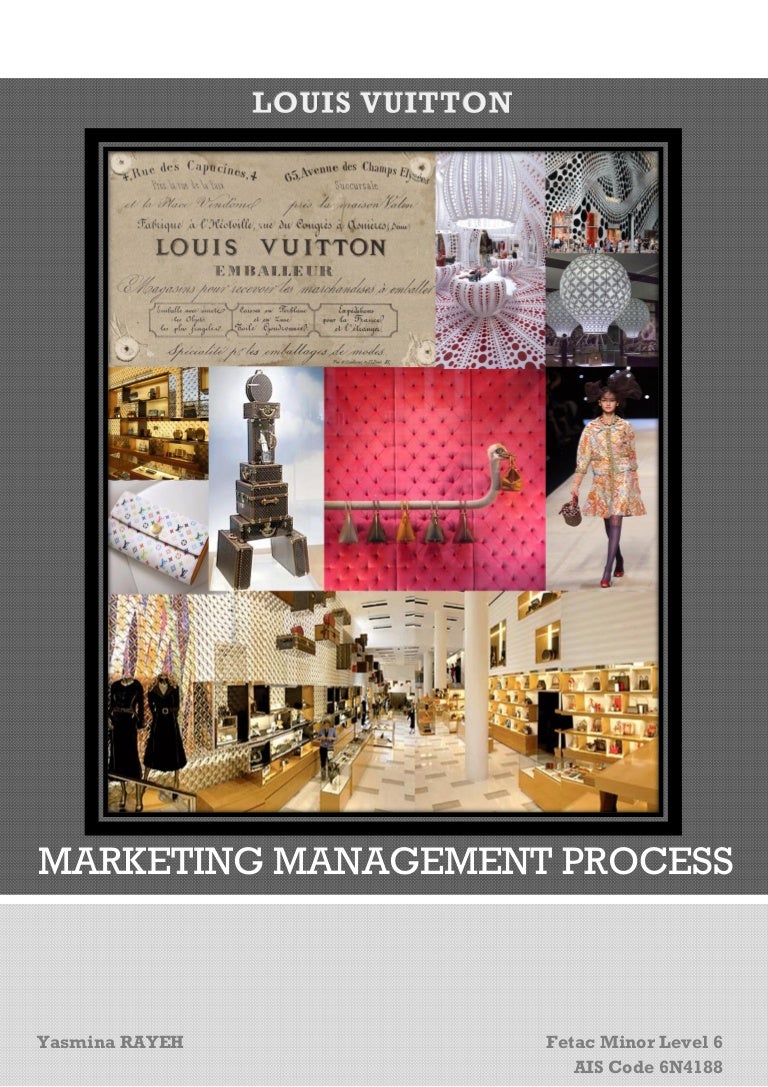 Louis vuitton MARKETING MANAGEMENT PROCESS