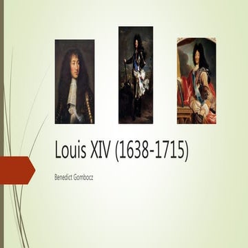 Louis XIV (1638-1715)