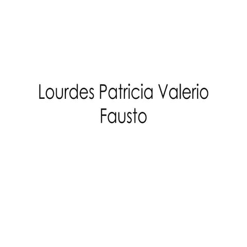 Lourdes patricia valerio fausto