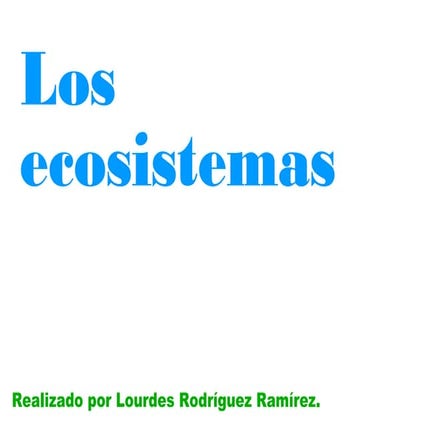LOS SERES VIVOS Y SU MEDIO | PPTX
