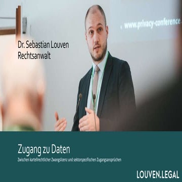 Louven Zugang zu Daten Frankfurter IT-Rechtstag