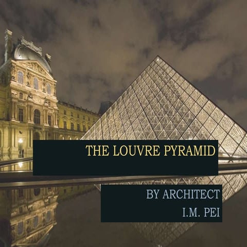 THE LOUVRE PYRAMID - a crisp 