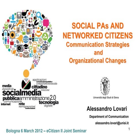 Social Media for public administrations: opportunities and challenges