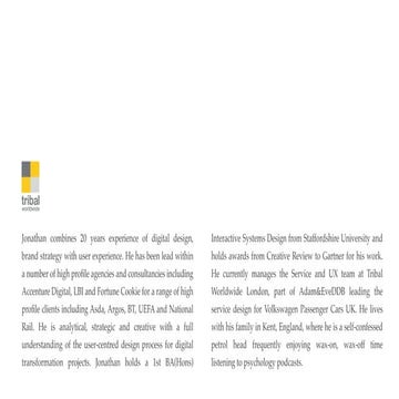 UX STRAT Europe, Jonathan Lovatt-Young: "And Or Not: The Service Design Behin...