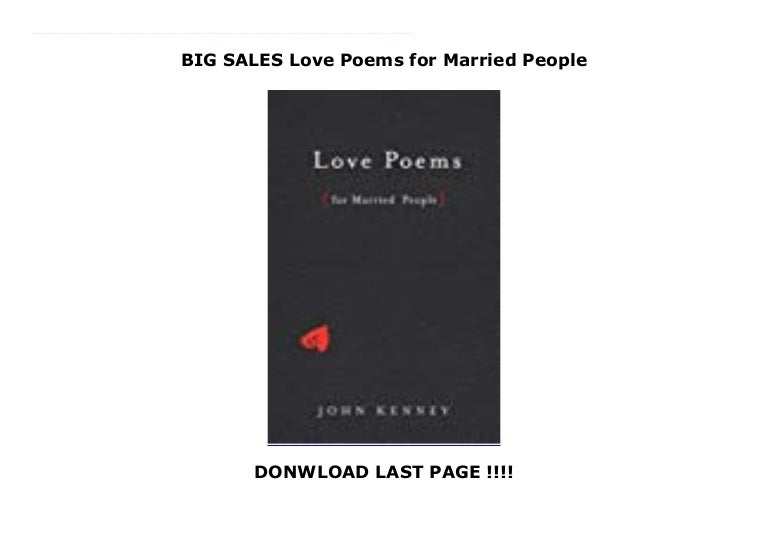 Big Sales Love Poems For Married People