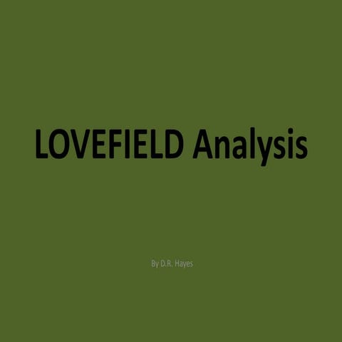 LOVEFIELD Analysis