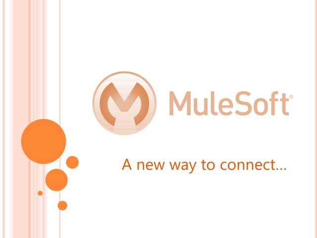 Reason to connect with Mulesoft