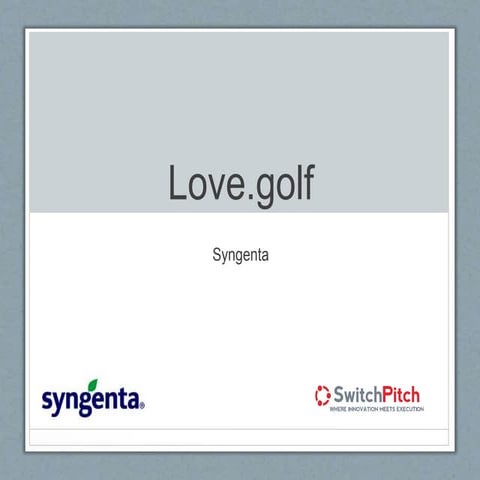 Love.golf Presentation