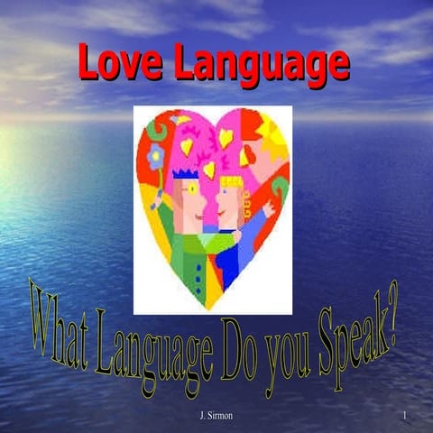 Love language presentation