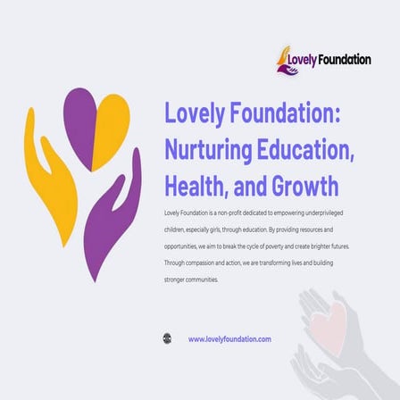 NGO Working For Education In India | Lovely Foundation