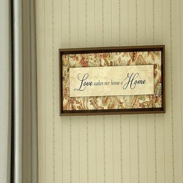 Love makes our house a Home