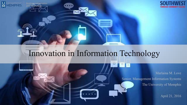 Innovation and Information Technology (IT)