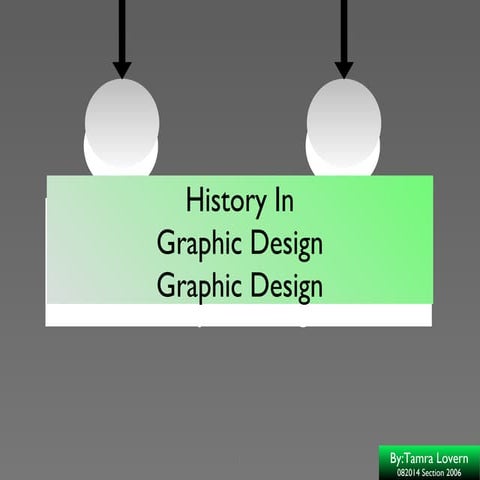 (Lovern tamra historyingraphicdesign)powerpoint