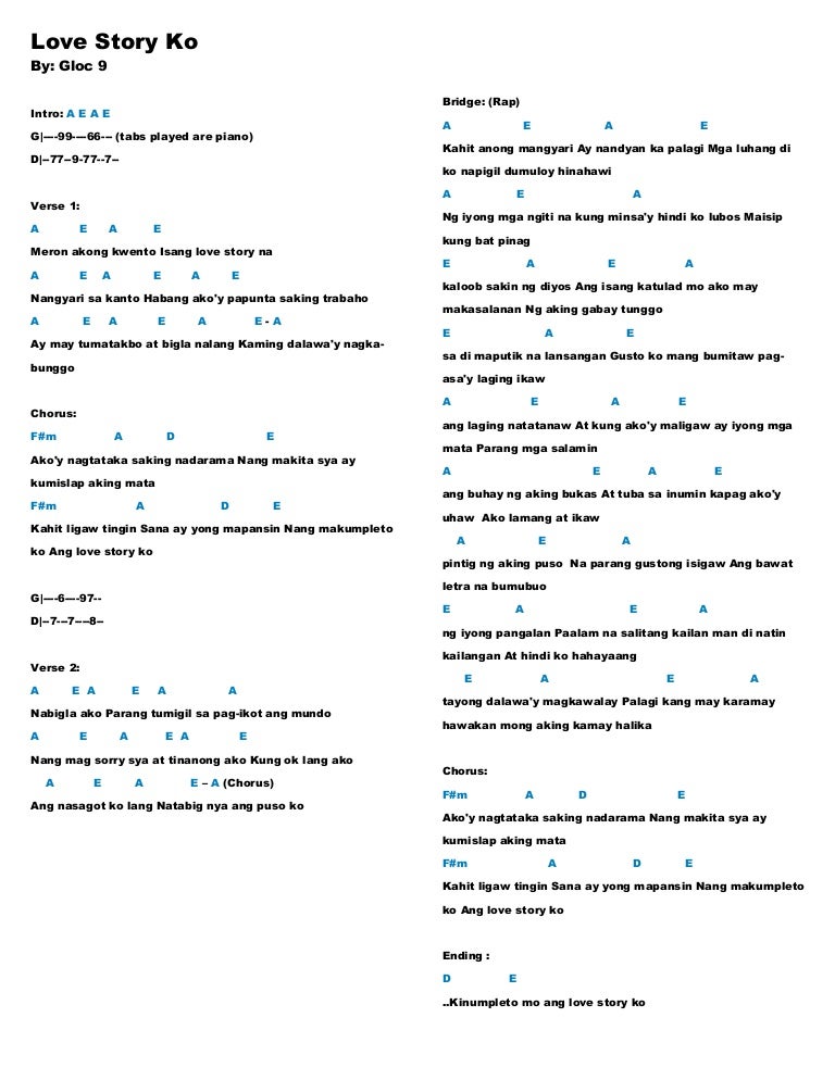 Love story chords