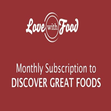 Love with food pitch deck