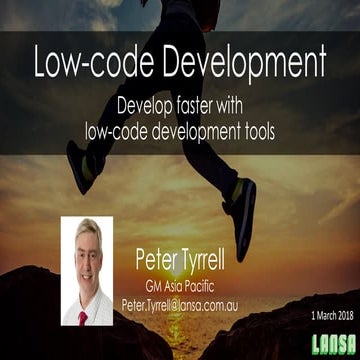 Low code development - LANSA 2018-March