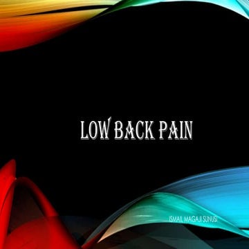 Low back pain
