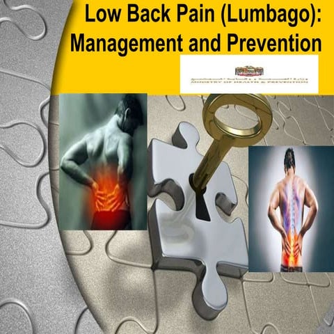 Low back pain (lumbago) 