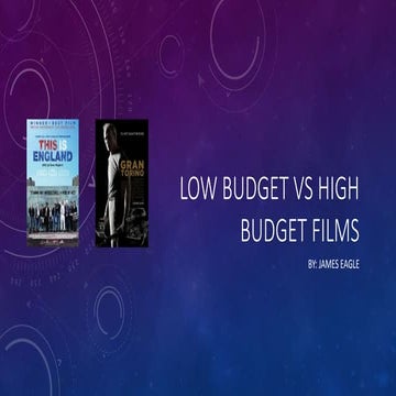 Low budget vs high budget films