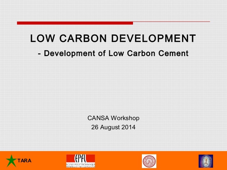 Development of Low Carbon Cement