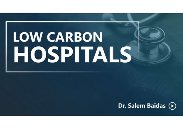 Low Carbon Hospitals