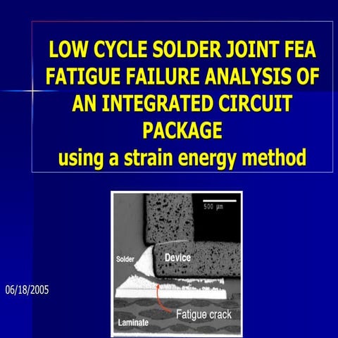 Low cycle fatigue