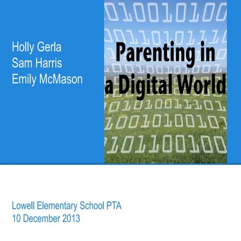 Lowell Parent Workshop