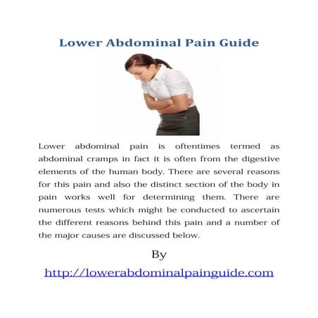 Differential diagnosis of lower abdominal pain | PPTX