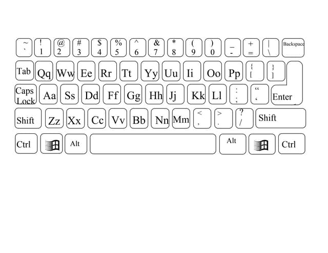 Lower Case Win Keyboard PPT Lower Case Win Keyboard PPT