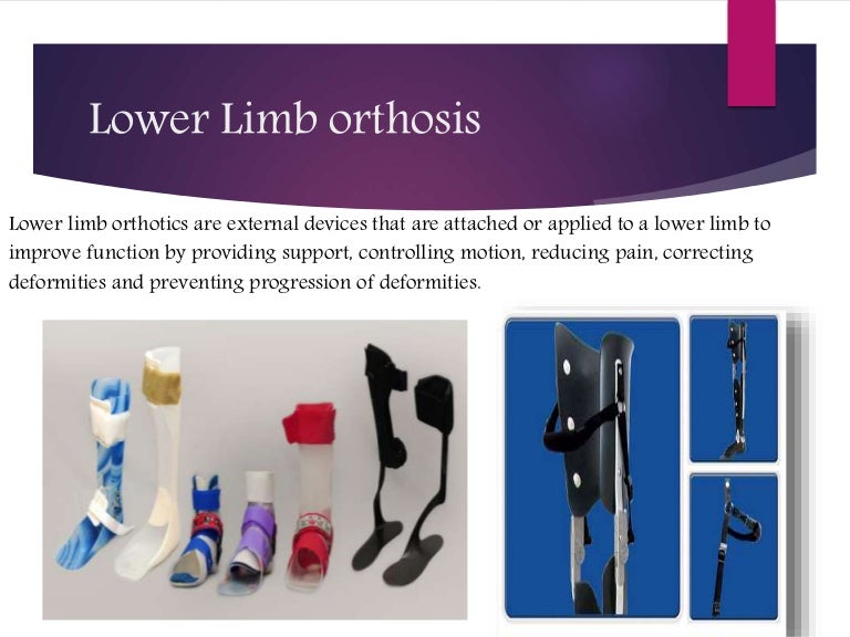Lower limb orthosis
