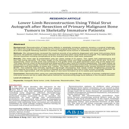 Lower Limb Reconstruction Using Tibial Strut.pdf