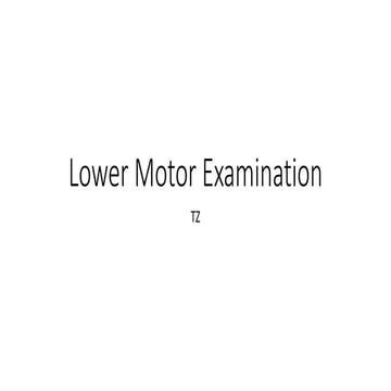 Lower Motor Examination TZ Best.pptx