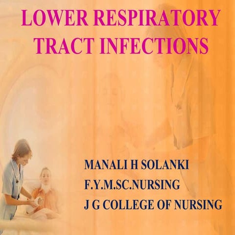 Lower respiratory tract infections ppt