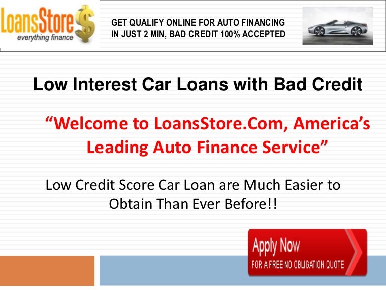 min credit score for car loan