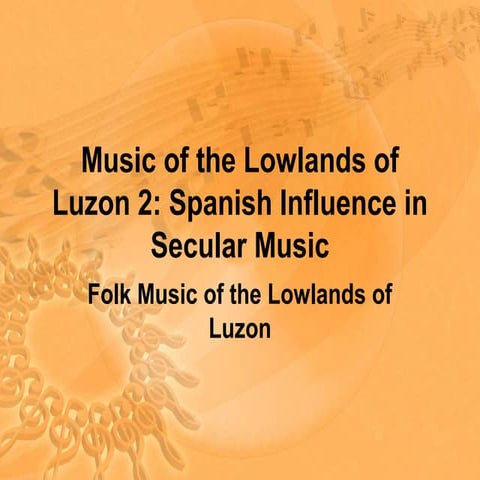 Lowlands Secular music
