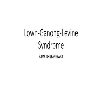 Syndrome De Lown Ganong Levine – SQVP