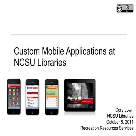 Mobile Apps at NCSU Libraries