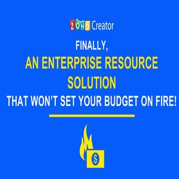 Affordable ERP solutions on low-code