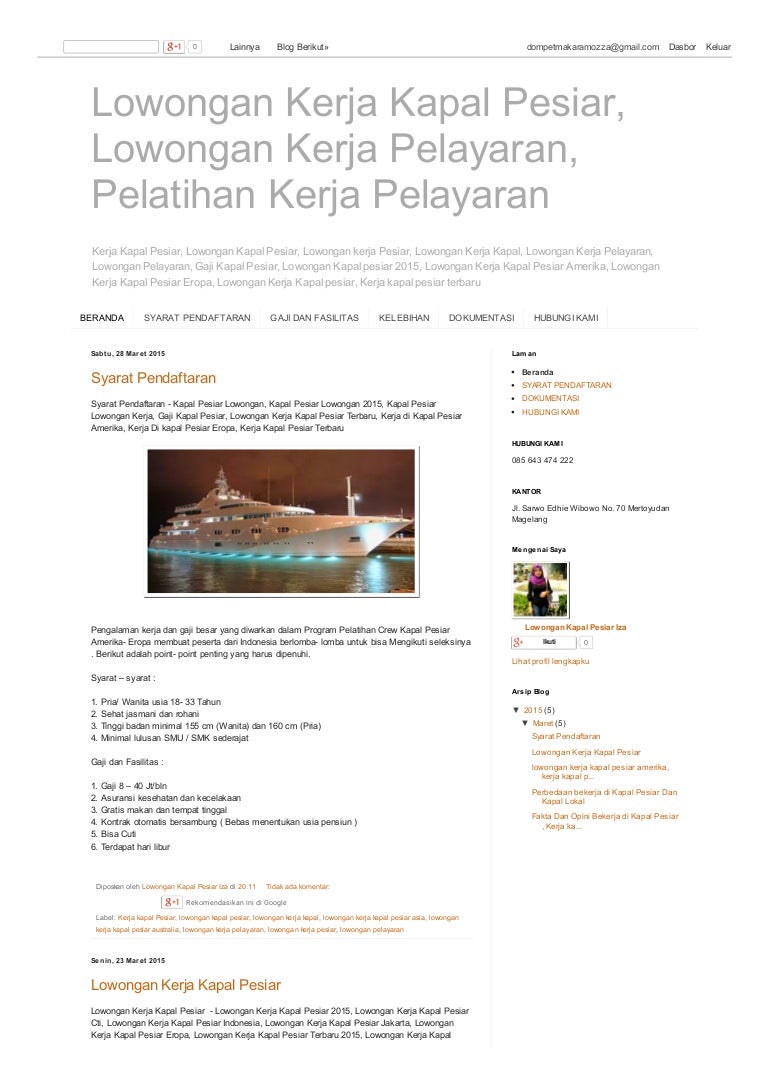 085 643 474 222 Lowongan kerja kapal pesiar, lowongan kerja pelayaran…