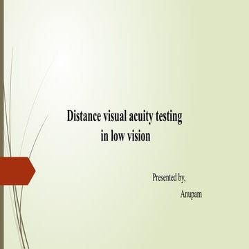 Low vision chart | PPSX